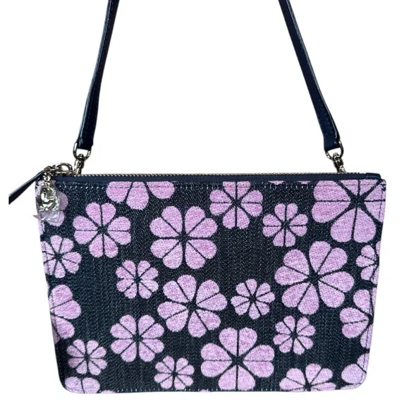 Kate Spade NWT “On Purpose” Chenille Clover Crossbody - Picture 3 of 14